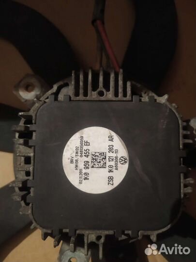 Вентилятор охолодження на шкоду октавиа А5