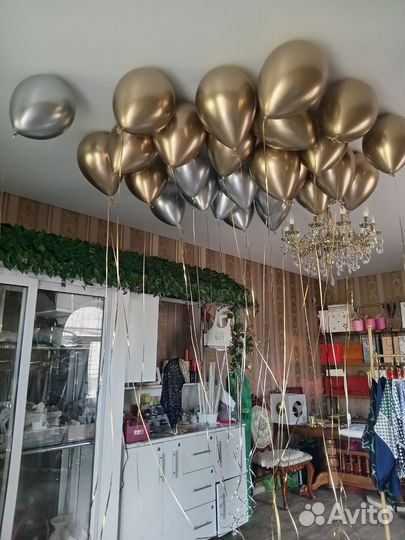 Шары гелиевые от 100