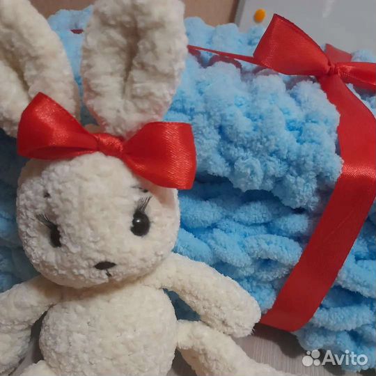 Вязаный плед