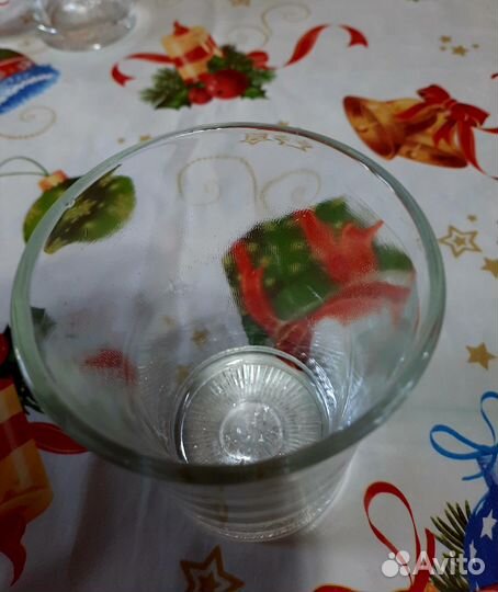 Стаканы прозрачные 6 шт 200мл