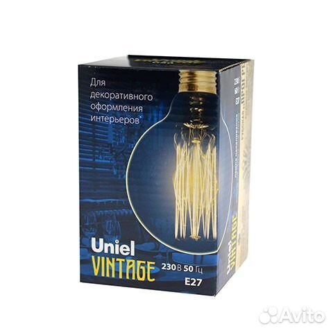 Лампа Vintage накал 60Вт E27 IL-V-G80-60/Golden