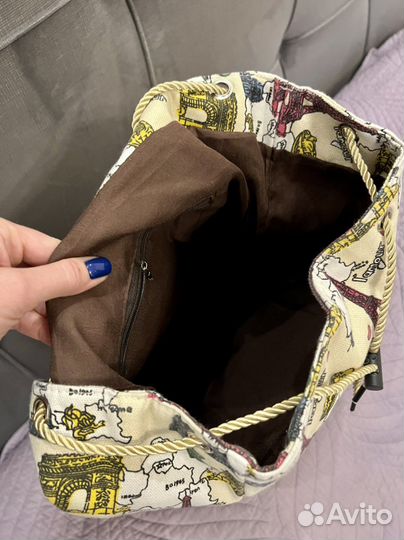 Рюкзак холщовый 30х40