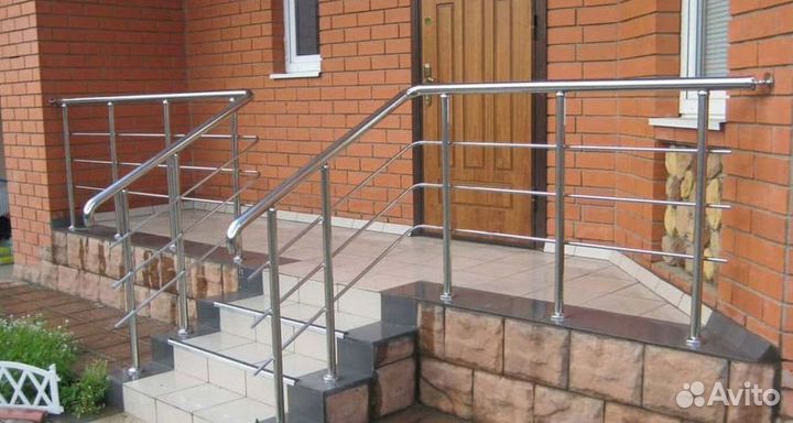 Винтовые поручни из нержавеющей стали