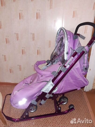 Санки коляска ника