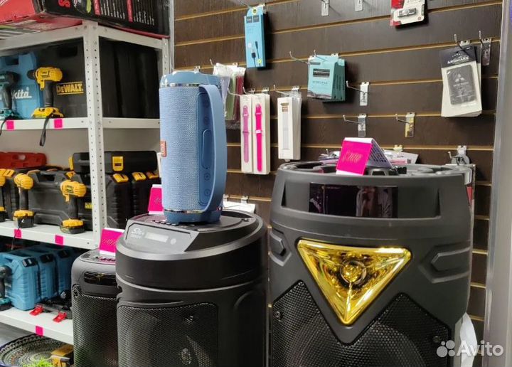 Колонка портативная беспроводная TG mini Голубая