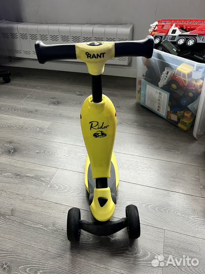 Самокат беговел 2 в 1 rant