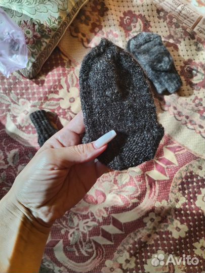 Носки из овечьей шерсти натуральные