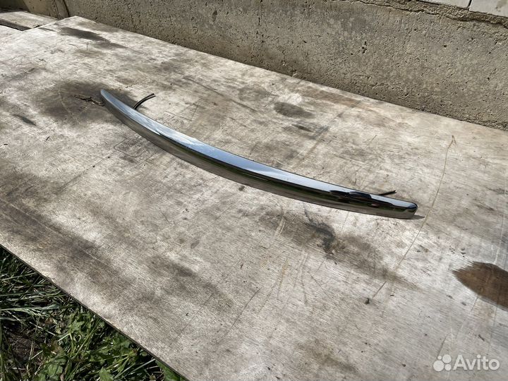 Nissan Almera G15 накладка капота хром сабля