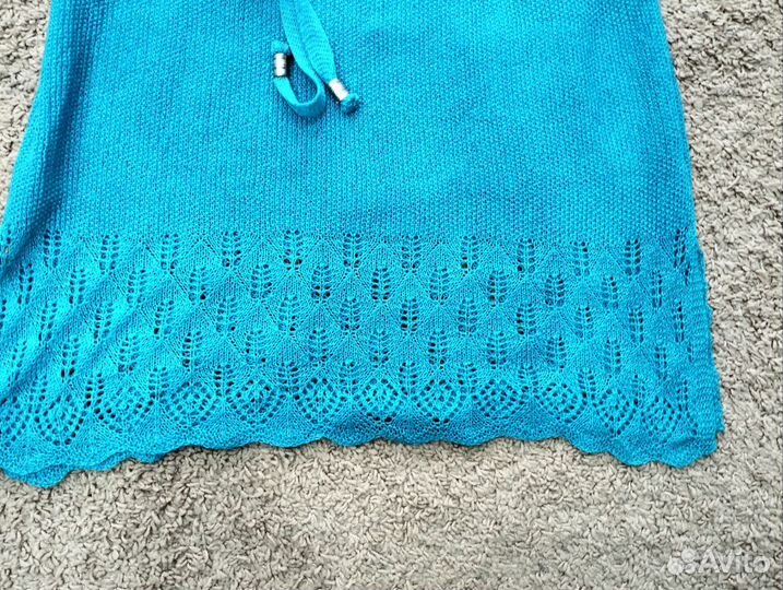 Туника пляжная вязаная