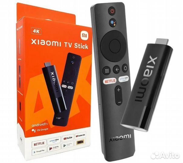 Медиаплеер Xiaomi TV Stick 4K, MDZ-27-AA