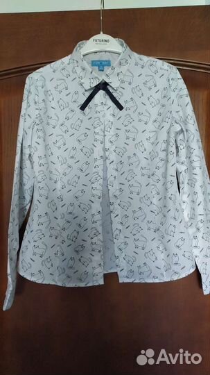 Блузка школьная 2 шт. 140 р-р