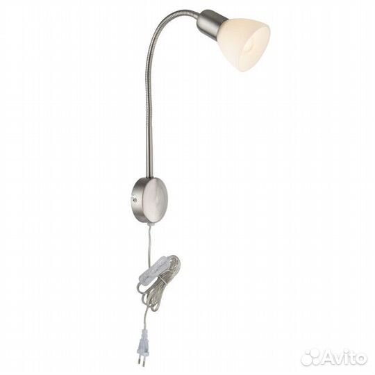 Бра arte lamp Falena E14 1х40Вт матовое серебро