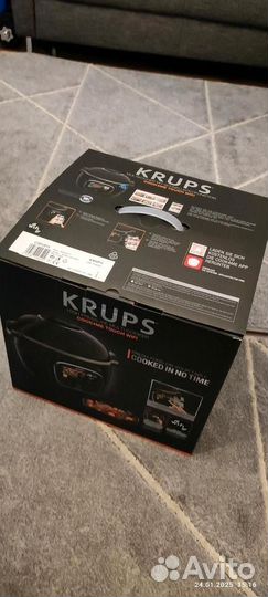 Krups Cook4me Touch Wifi OVP + крышка Cook4Me Extra Crisp