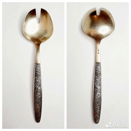 Салатная ложка серебро 916пр СССР