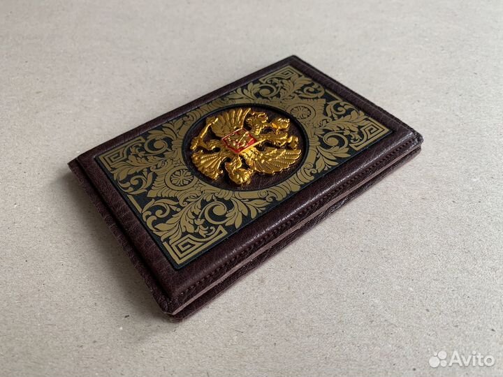 Обложка на паспорт (кожаный переплет)