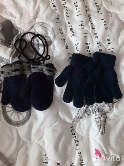 Варежки, перчатки весна-осень