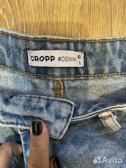 Джинсовая юбка cropp