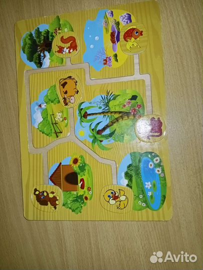 Развивающая доска монтессори