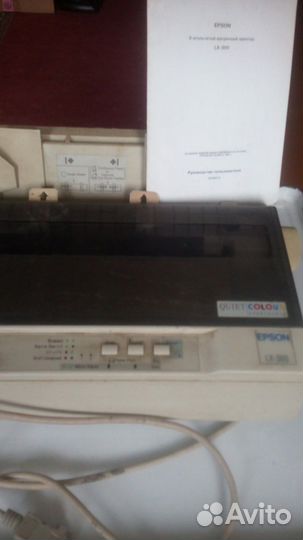 Принтер Epson LX300+ б/у отлично печатающий с пасп