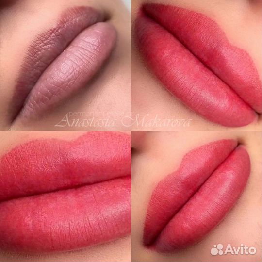 Модель на перманентный макияж губ