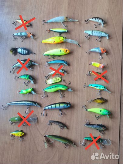 Воблеры, блёсны