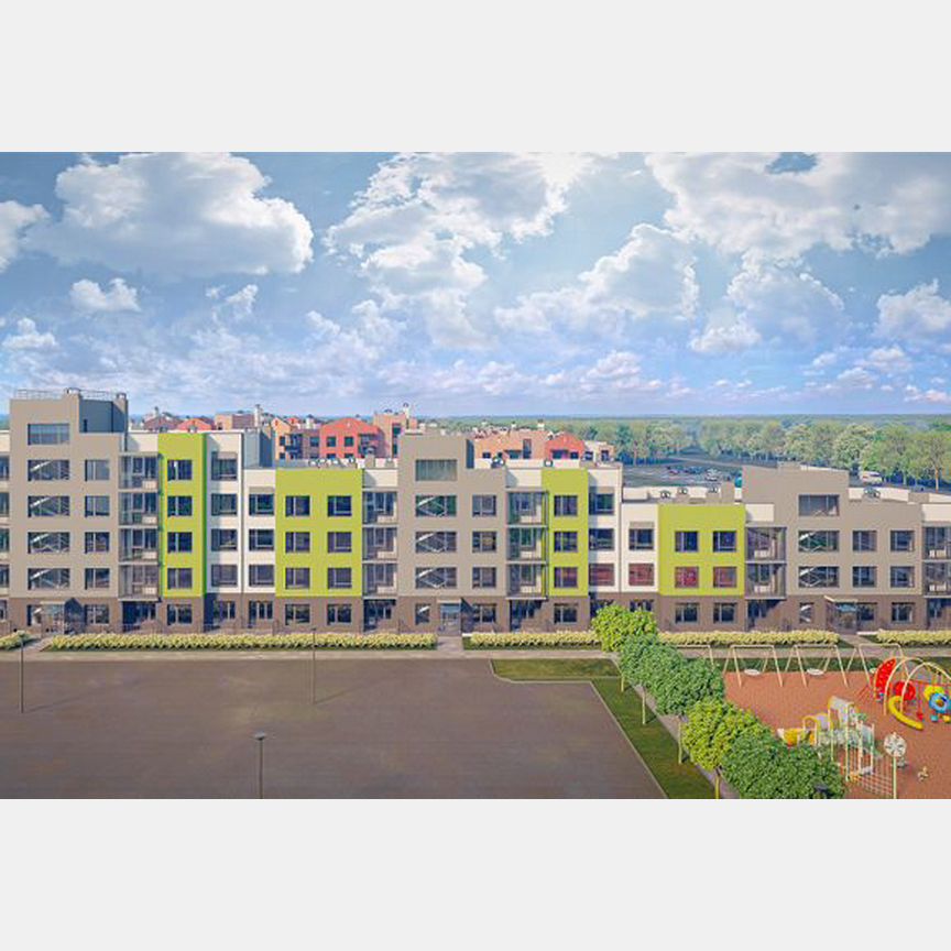 2-к. квартира, 61,3 м², 1/5 эт.