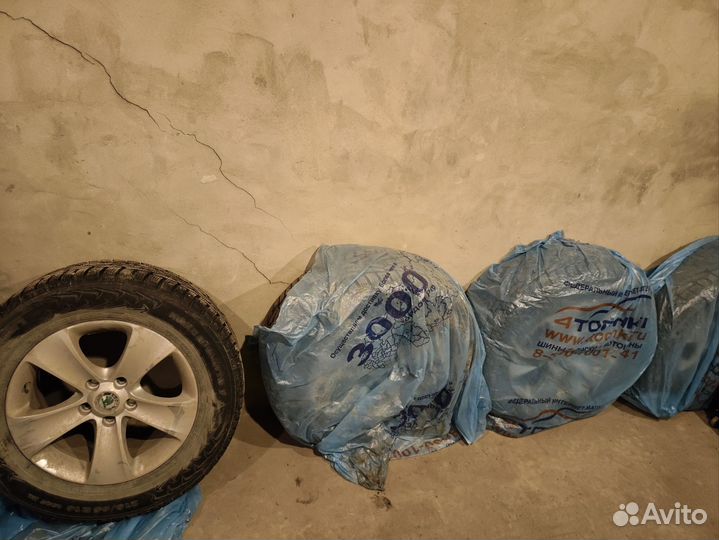 Колеса зимние R16 на Шкоду и фв