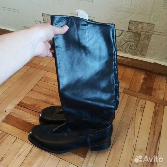 Сапоги хромовые для верховой езды 45р