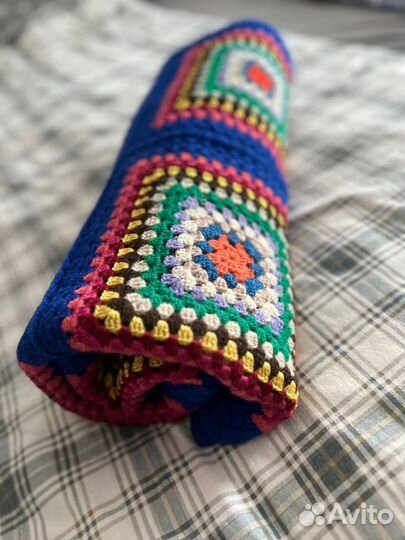 Плед шерстяной ручная работа, 20080 см