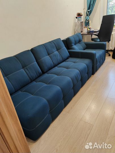 Диван и кресло кровать комплект бу