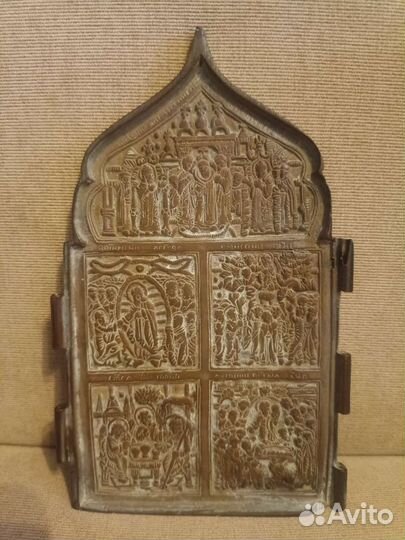 Праздники Господни 19век. Створка складная