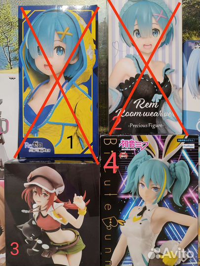 Японские аниме фигурки, оригинальные