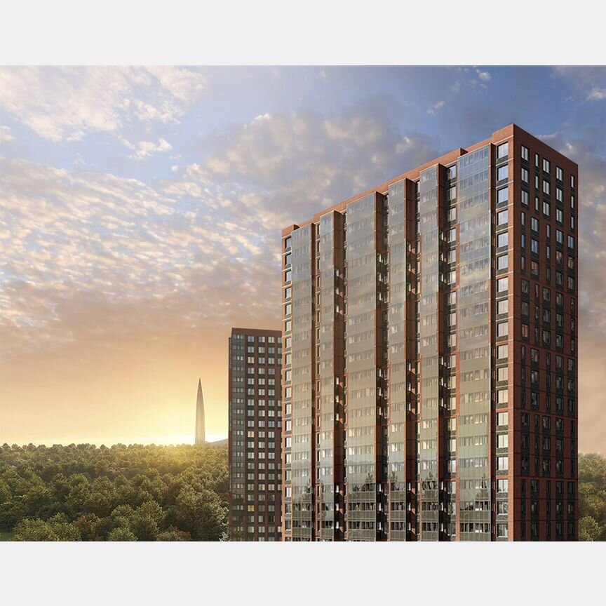 2-к. квартира, 54,5 м², 1/24 эт.