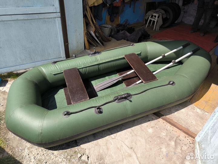 Лодка надувная двухместная бу