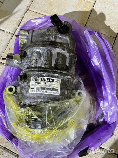 Компрессор кондиционера volkswagen