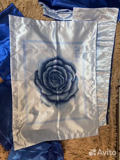 Постельное белье евро шелковое