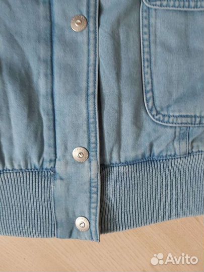 Куртка новая джинсовая утепленная 2XL,3XL