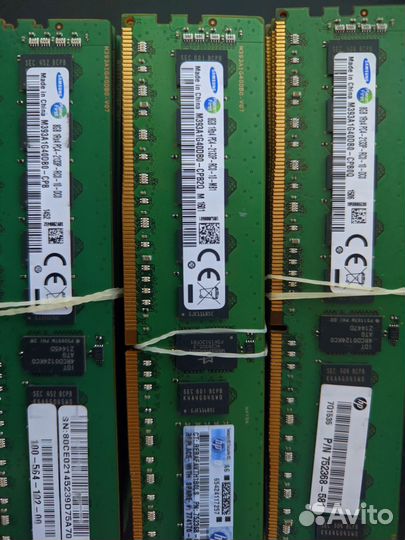 8GB ddr4 Samsung 2133 ECC REG Оперативная память