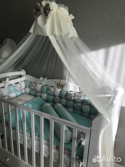 Бортики в детскую кроватку