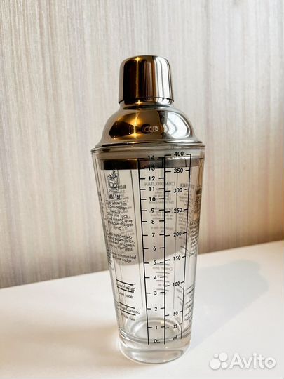 Шейкер для коктейлей стеклянный с рецептами