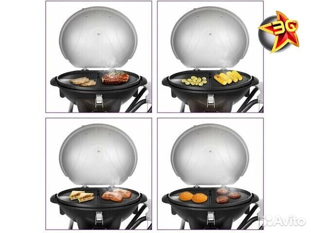 Электрогриль Kitfort кт-1657 BBQ Master