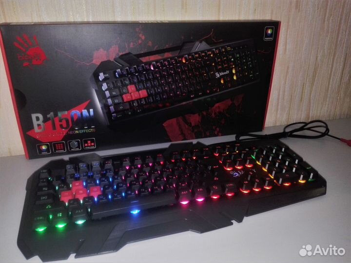 Новая Игровая Клавиатура A4Tech Bloody B150N Game