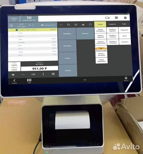 Касса для кафе столовой iiko rkeeper