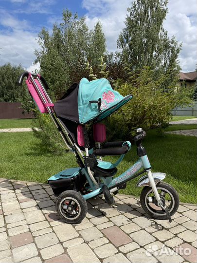 Велосипед трехколесный с родительской ручкой
