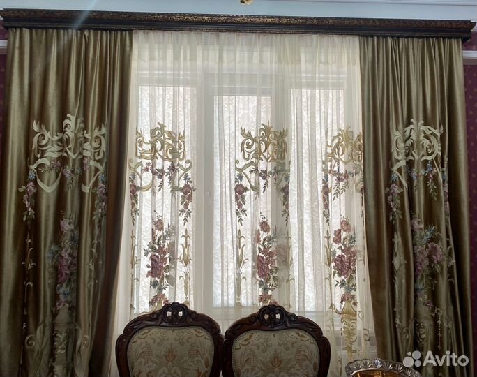Шторы и тюль в комплекте