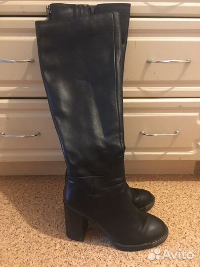 Сапоги демисезон натуральная кожа