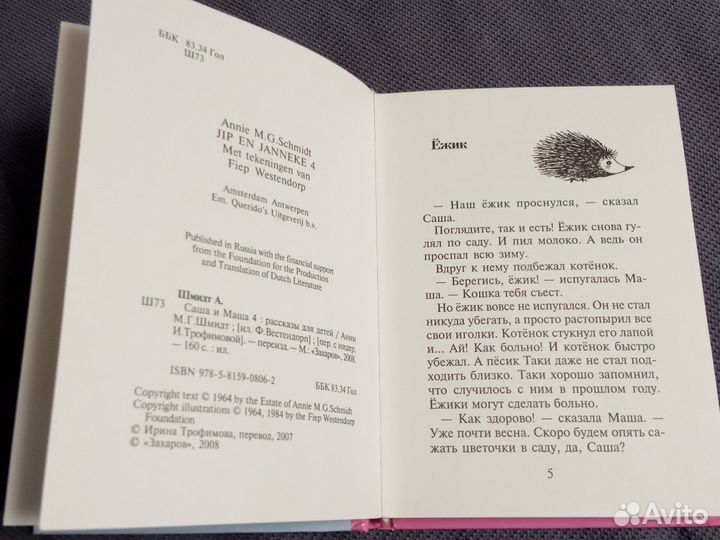 Саша и Маша 4. Шмидт Анни.Рассказы для детей