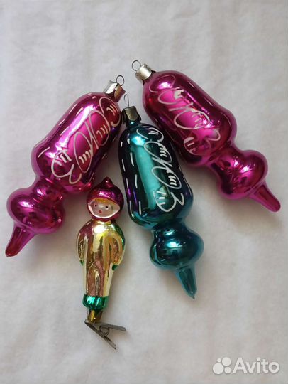Елочные игрушки СССР