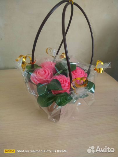 Букет цветов из мыла