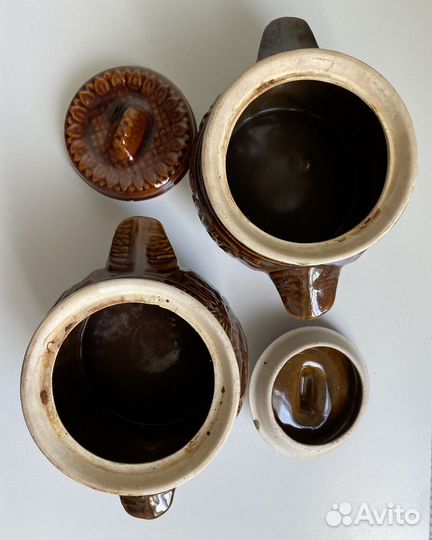 Горшок для запекания керамический 2 шт